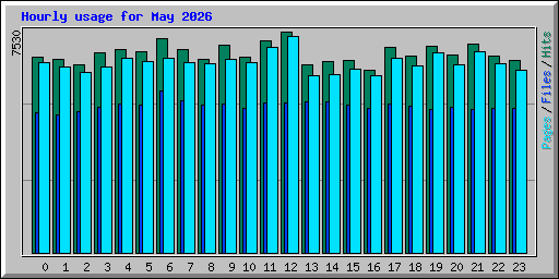Hourly usage for May 2026